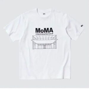 MoMA Graphic T-Shirt in White size M Uniqlo